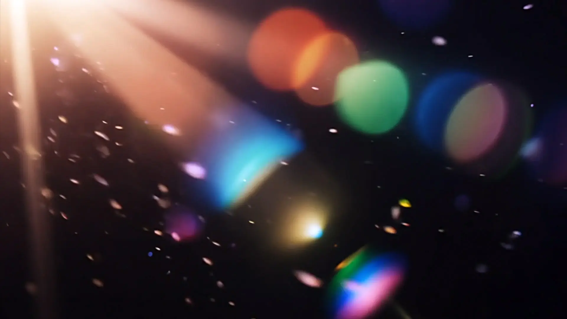 Abstract Light Effects Overlay for Cinematic Trailers